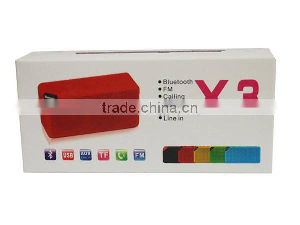 Mini Portable Bluetooth Wireless Speaker with TF Card/FM/Audio in Function