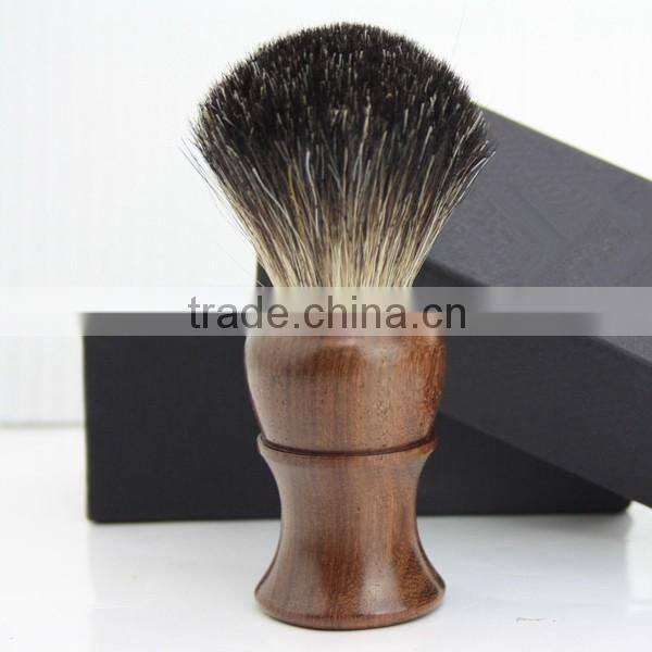 Beautiful wood best badger hair knot shave brush with stand, handcrafted men grooming shaving brush