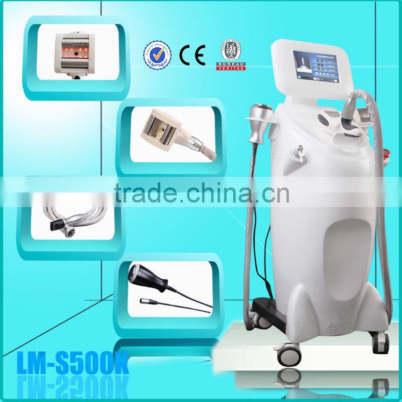 50MHz Ultrasonic vacuum Cavitation multipolar RF body crunch/Slimming equipment/machinery