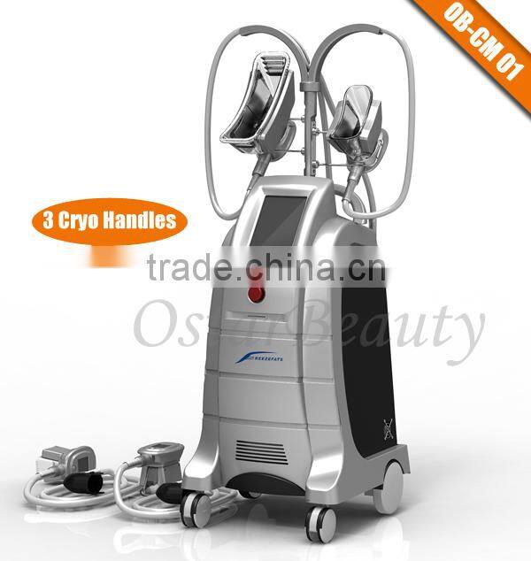 (4 CRYO handle) fat freeze liposuction cryolipolysis body slimming machine