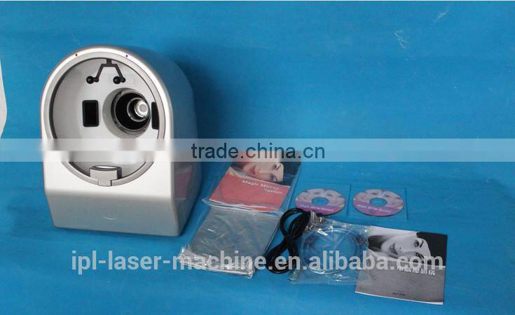 China Best Selling Bauty Machine: high performance mini skin analyzer handheld skin analyzer with CE