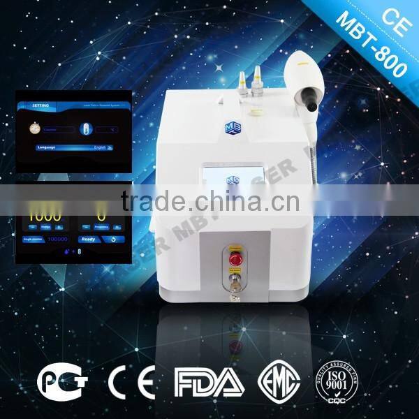 Q-Switched Nd:Yag Laser Tattoo Removal / Professional Laser Tattoo Removal Machine For Sale / Beijing