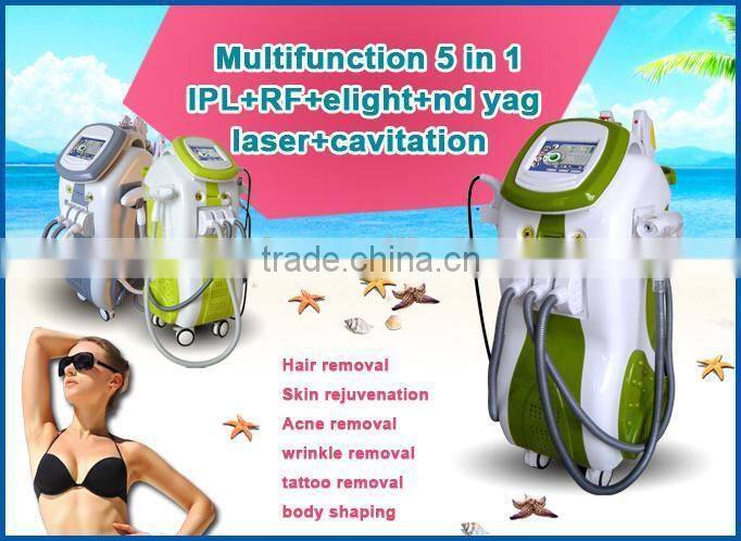 Cosmetic beaity ipl rf elight cavitation laser for hair weight loss,tattoo removal,facial care