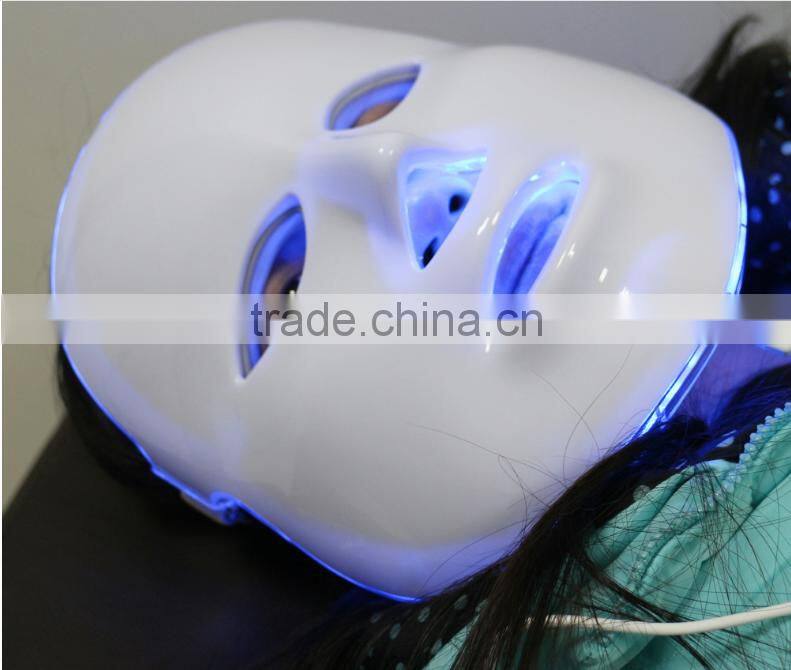 2016 HOT led mask pdt/led cosmetic facial mask/seven colour photon beautiful skin