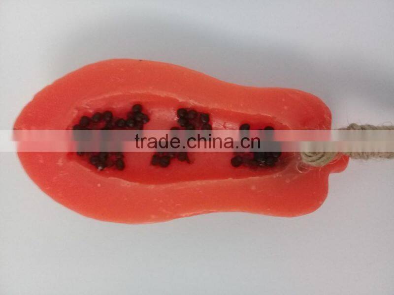 Papaya Soap Fruit Shaped Soap Thailand Natural Herbal Soap Fancy Soap Hotel Supplies