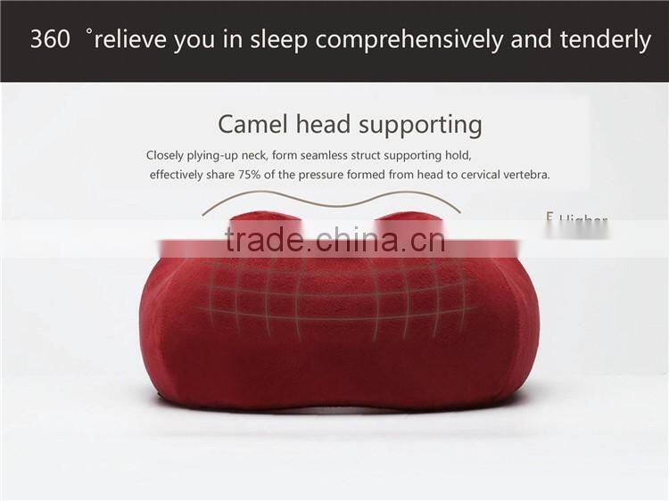 Factory direct genius design breathable memory foam travel neck pillow