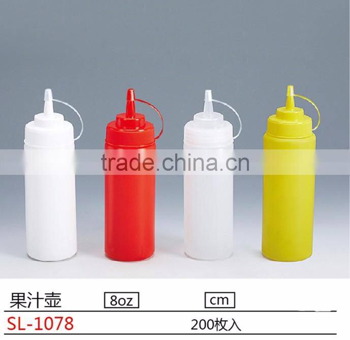 Multifunctional plastic squeeze bottle with dropper cap