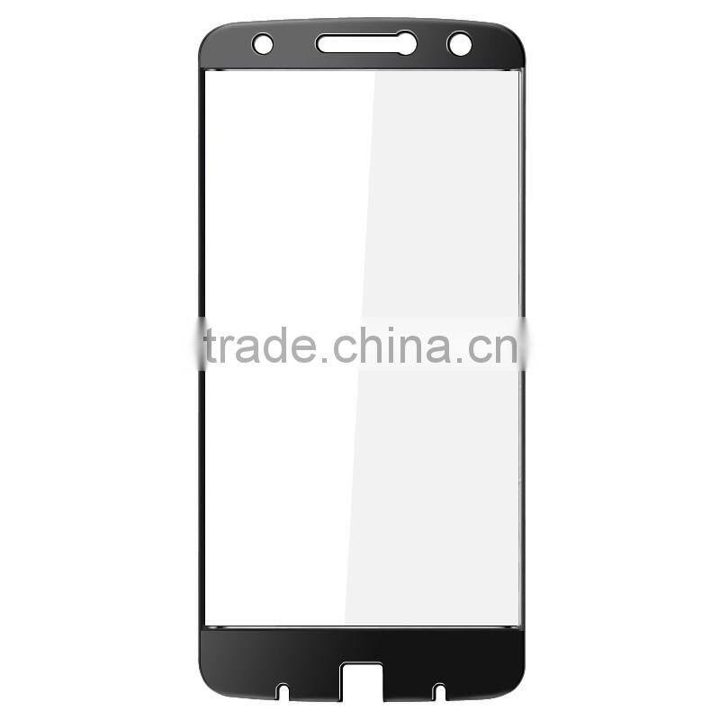 IMAK 9H0.2MM 3D Curved Full Coverage Tempered Glass Screen Protector For MOTO Z PLAY FOR MOTO Z Glass Silk print Glass 3D Glass