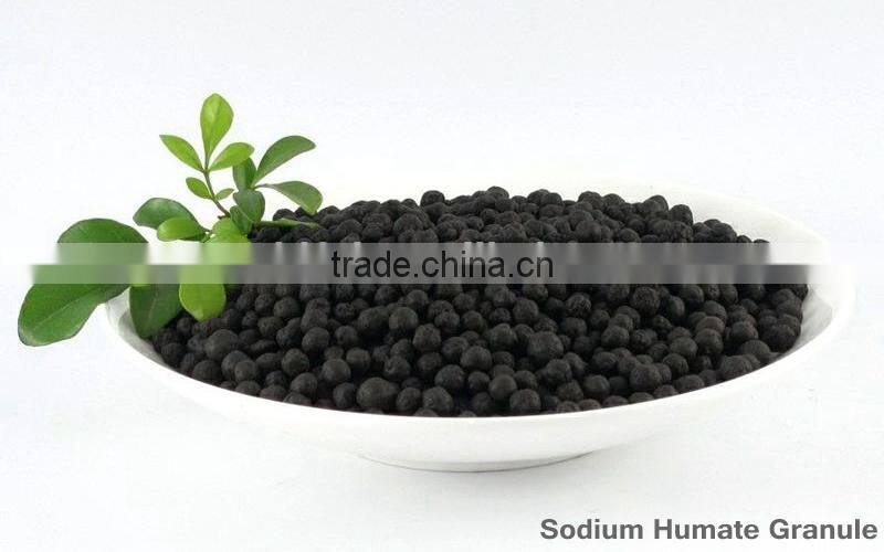 Best quality sodium humate granule organic fertilizer, natural humate fertilizer