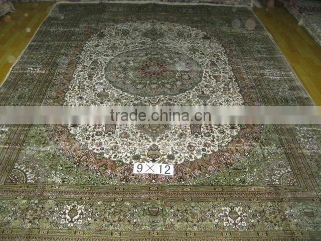 handmade silk carpet