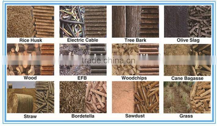 High efficiency saw dust wood chips biomass straw pellet making machine