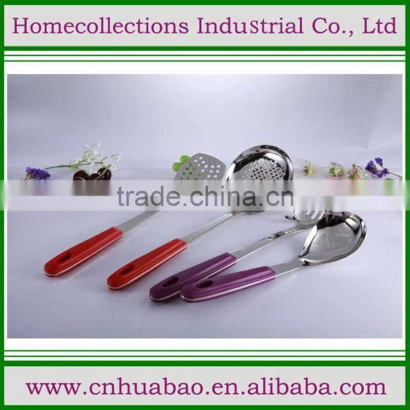 high quality mirror finishing ladle, inox silver color kitchenware tool