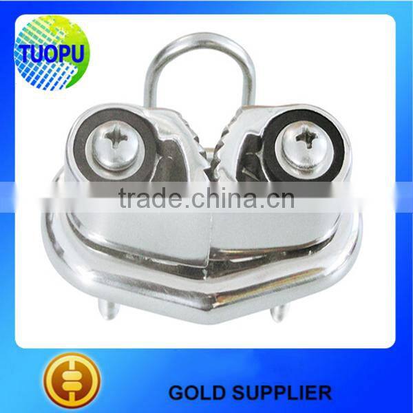 manufactory supplier polished marine rope cleat,boat rope cleat inox,sale stainless steel rope cleat