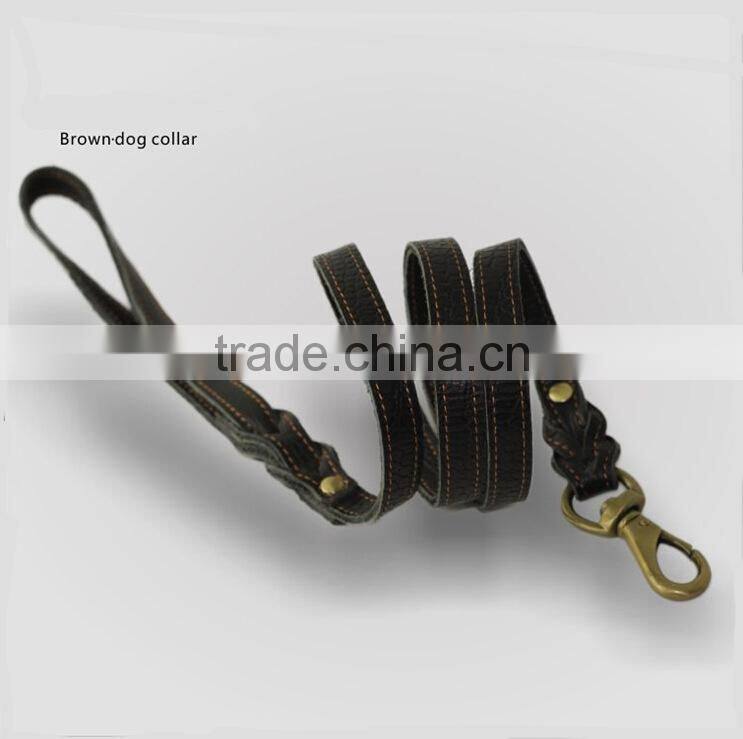 pet products Chinese supplier dog collar with leash