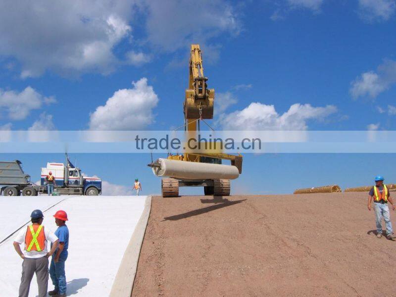 construction geosynthetic clay liner with geomembrane for landfill