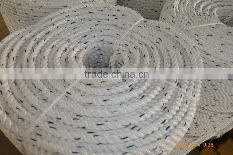 3 Strands Plastic PP Twisted Packing Rope 10MM