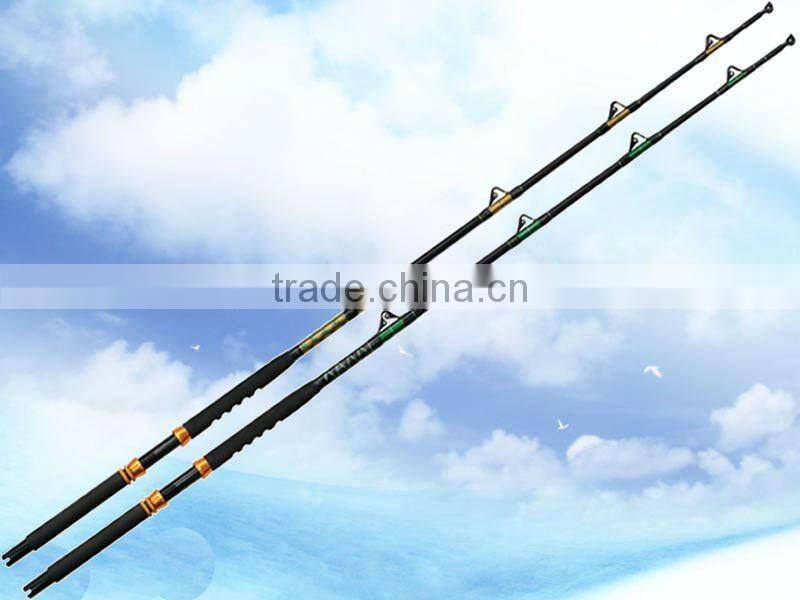 Fiberiglass boat fishing rods