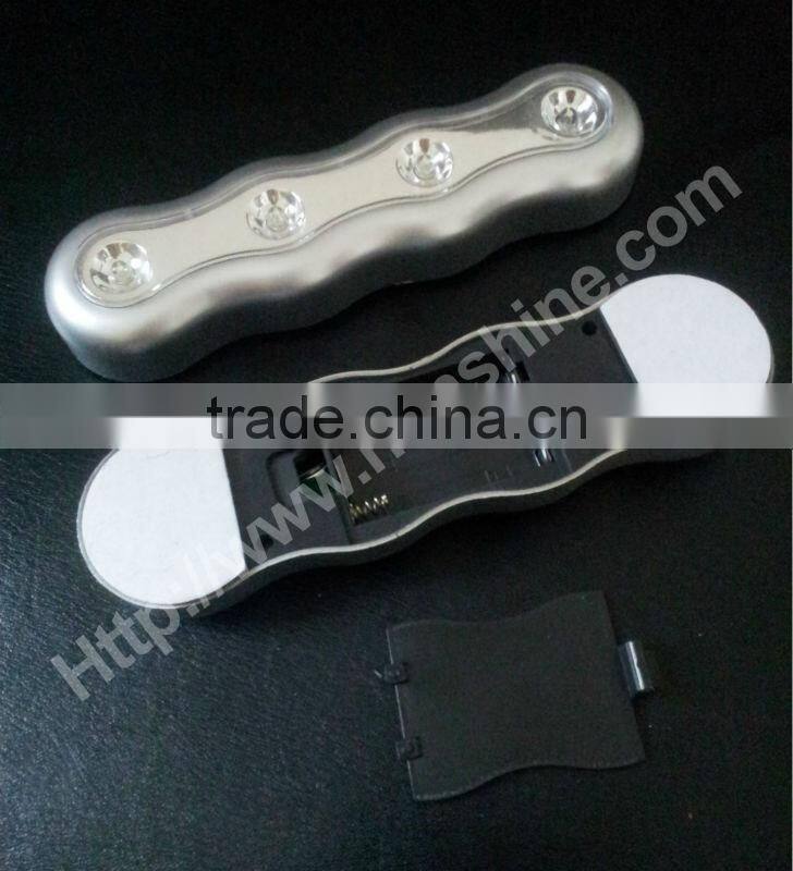 super 4 led high brightness hand touch light for night