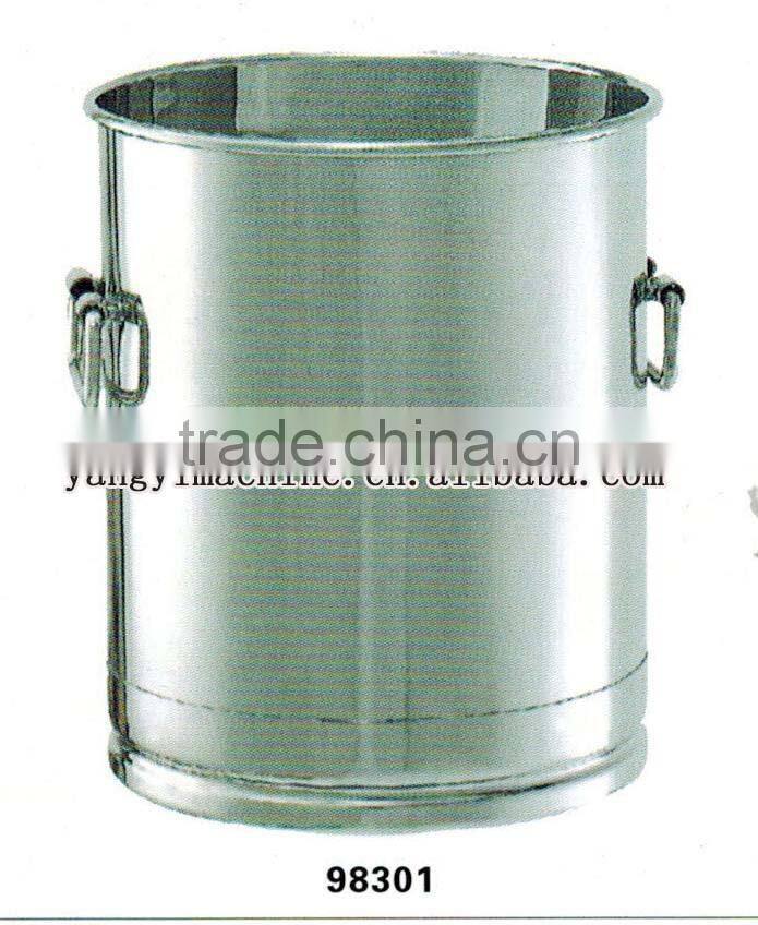 Stainless Steel Polished Storing Milk Beer Or Other Beverage Bucket