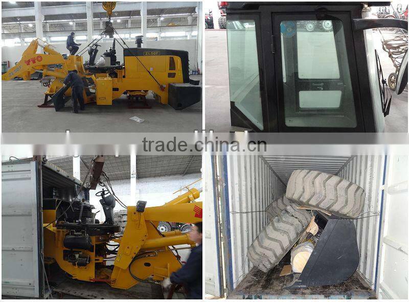 5ton wheel loader ZL50F with big capacity