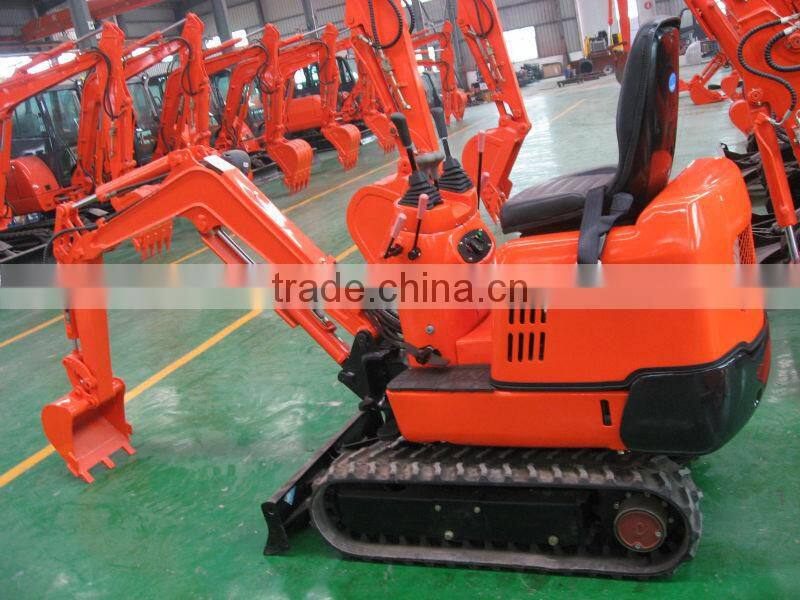 Nante hydraulic crawler mini excavator 1 ton with CE for FARM