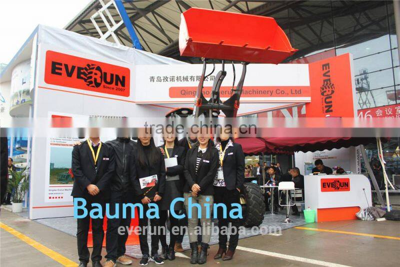 Everun ER06 Landmaschine hydrostatik mini Radlader/Hoflader mit Schaufel