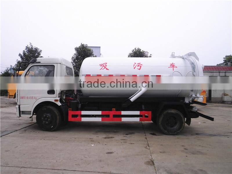 Dongfeng mini 5cbm sewage suction tanker truck