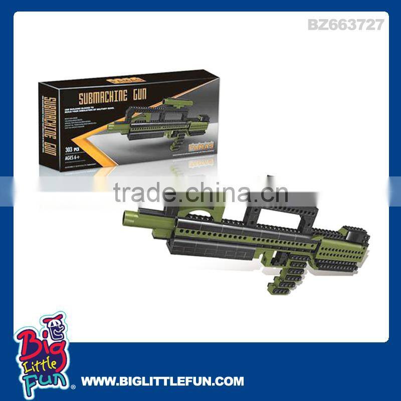 Plastic sniper rifle toy gun,building toys for boys