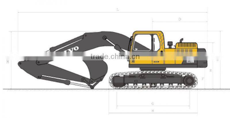Brand new VOLVO 210 Excavator EC210BLC price