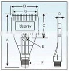 ABS aa727 windJet low flow air knives nozzles