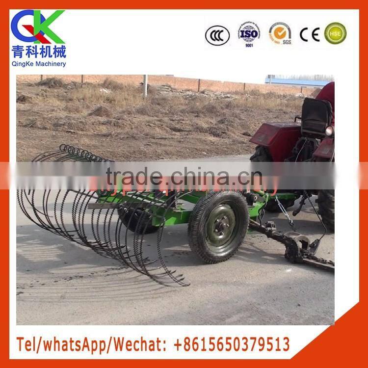 Hydraulic rake prairie with 15-35hp tractor