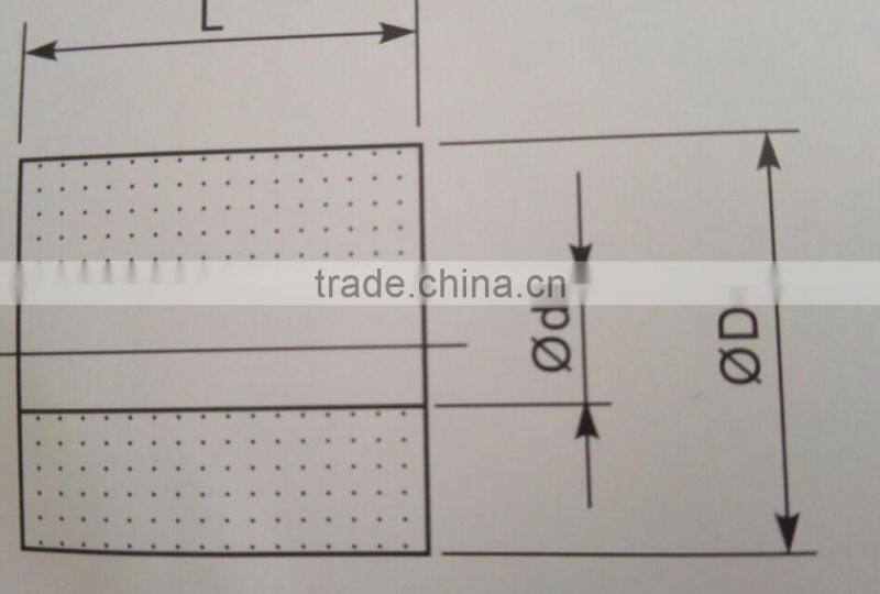 Customized tungsten carbide bushing round bushing for oil seals