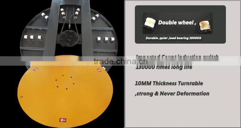 Good quality pallet stretch wrapper with SIEMENS eletric control