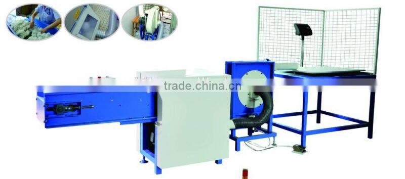Fiber Carding and Filling machine of pliiow