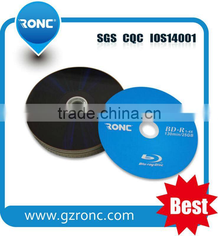 High capacity 25GB BD R disc for Burn Music Disc Blu-Ray Disc