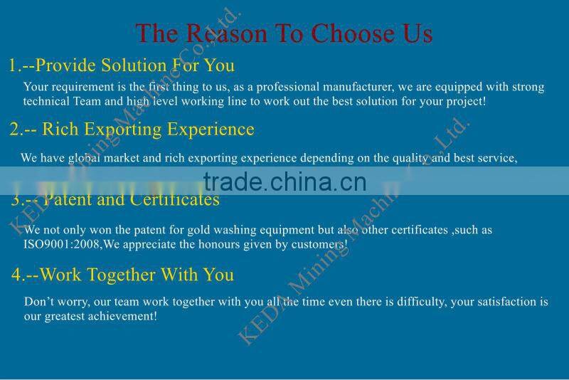 Water Jacket Alluvial Gold Concentrator for gold panning