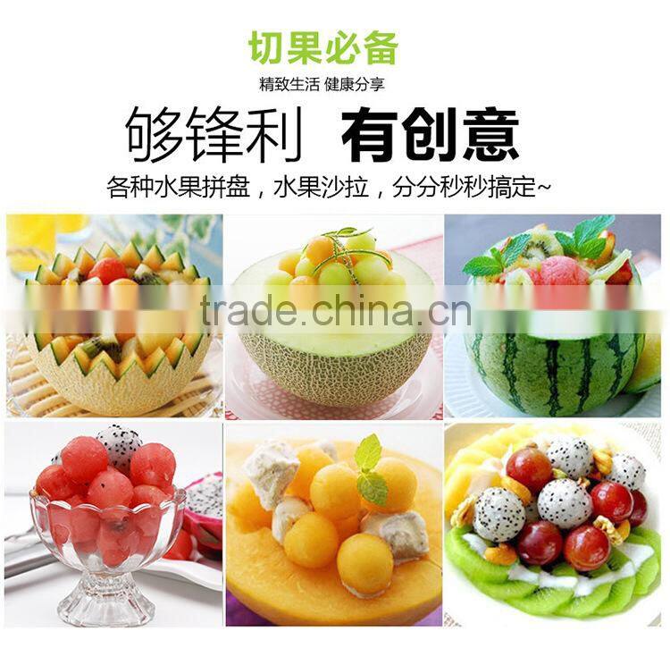 2 IN 1 Stainless Steel Watermelon Baller And Watermelon Slicer