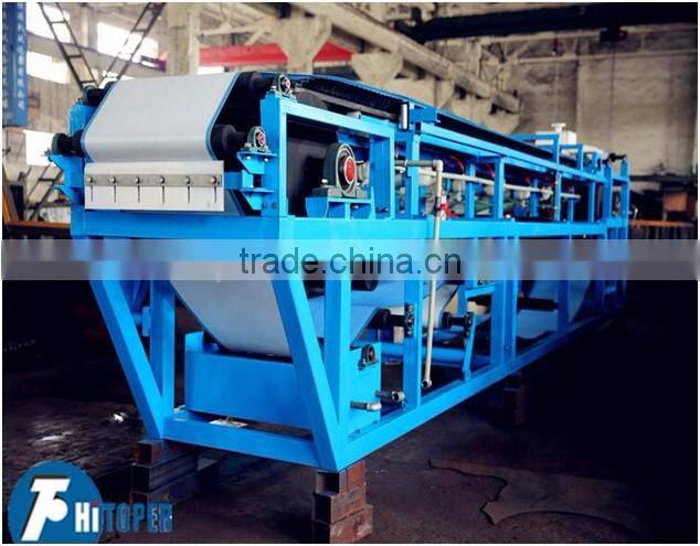 Belt type vacuum filter press