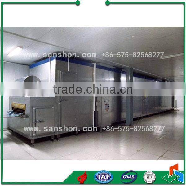 Sanshon Industrail SSD Model Fruit, Vegetable, Prepared Food Tunnel Blast Freezing machine