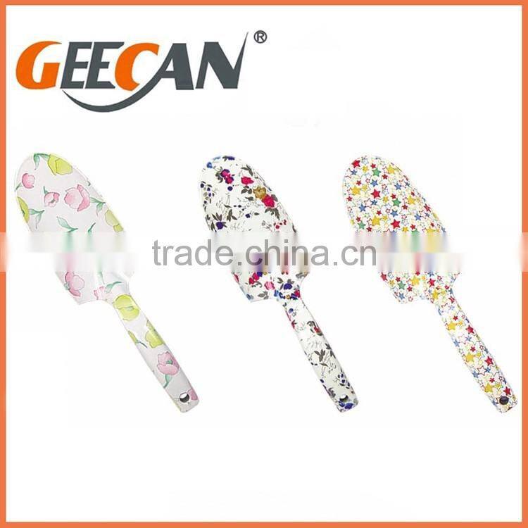 3 pcs floral printing garden tool set with 3pcs garden shovel