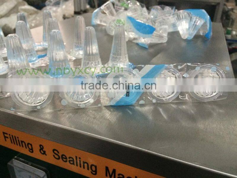 Jelly Filling and sealing Machine with 5 cups inline