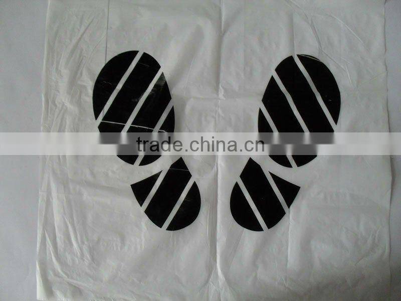White Plastic Disposable Car Foot floor Mats for car