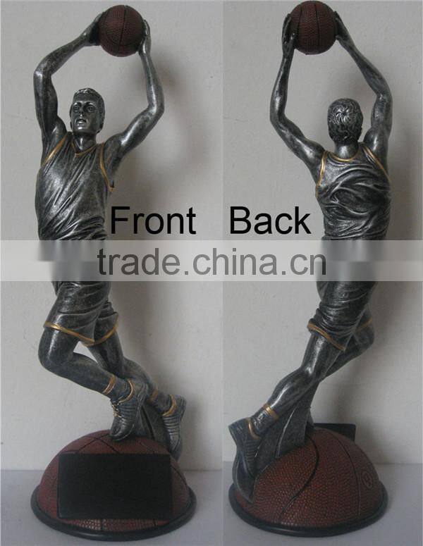 Polyresin horse souvenir trophy