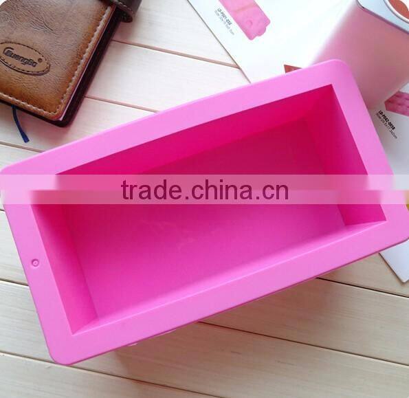 Eco-Friendly Feature and Cake Tools Type Silicone rectangle soap Mold