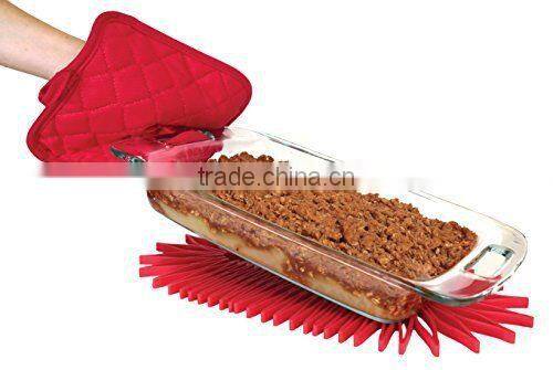silicone trivet heat resistant hot pad collapsible placemat OEM ODM factory