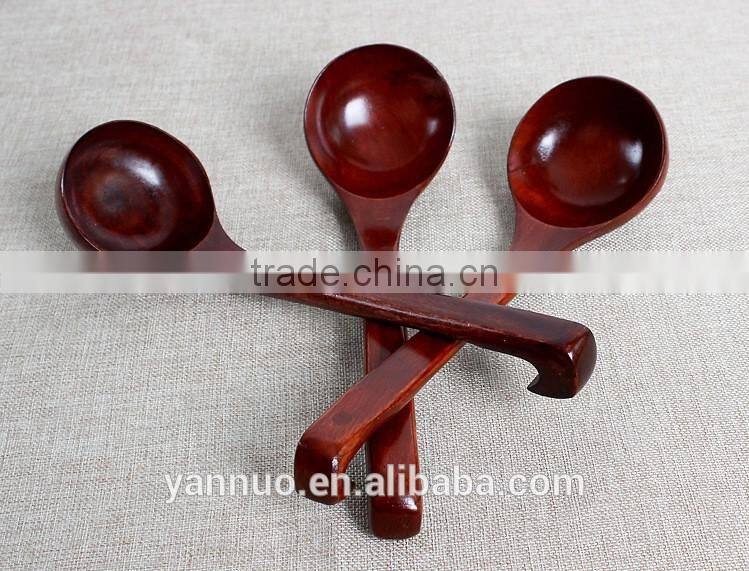 Chinese Wood Soup Spoon For Natural wooden Kitchen Tableware