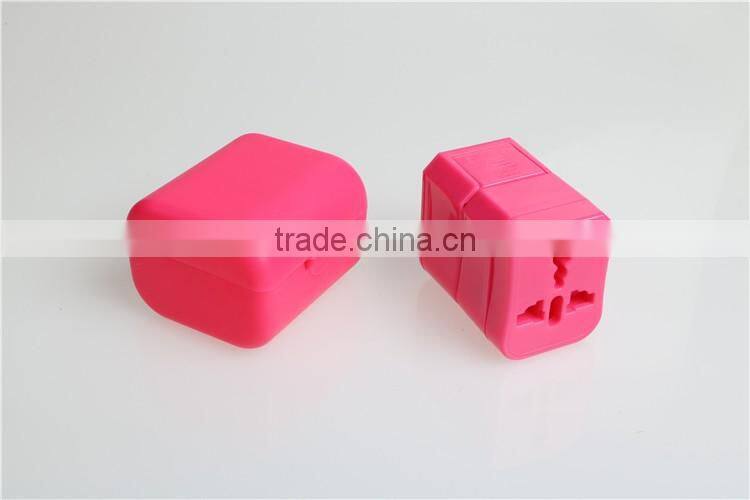 cheap unviersal adapter plug with plastic case manufacturers suppliers exporters