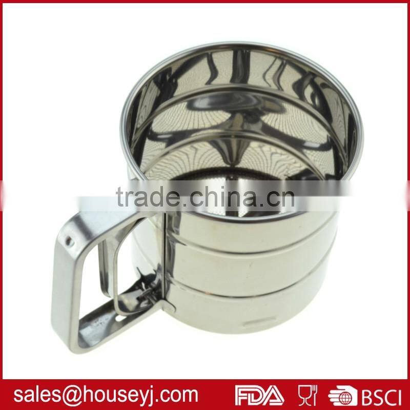 home baking tool stainless steel flour sifter powder sifter shakers
