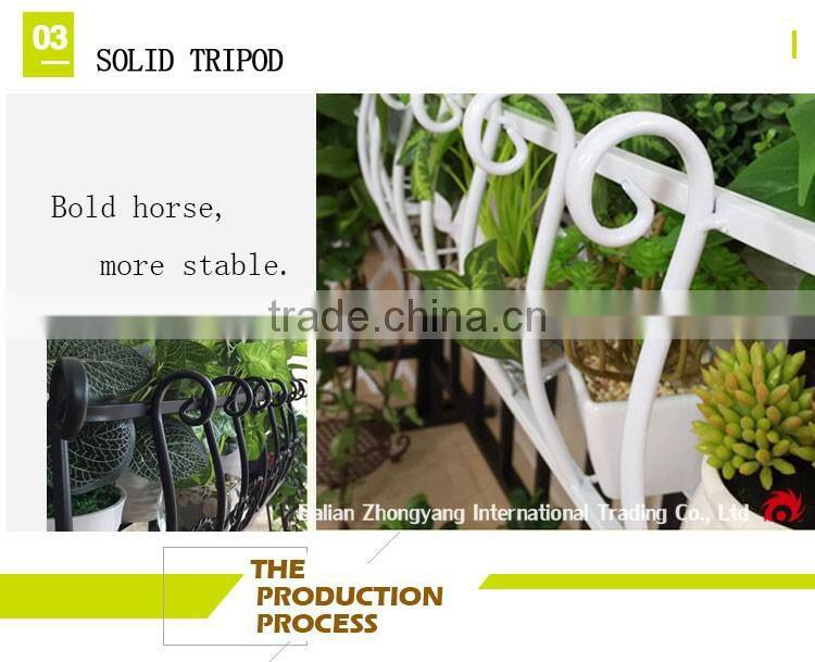 hanging garden basket metal folding plant stand home decoration flower stand new design
