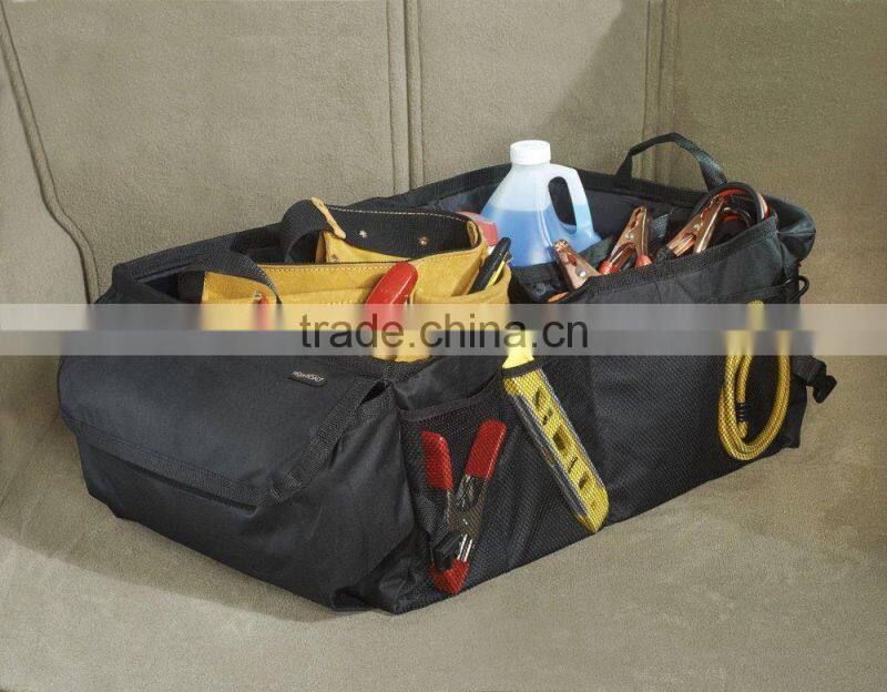 Car trunk organizer box large storage organizer